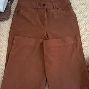 Lululemon High-Rise Wide Leg Jeans in Brown